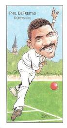 1995 County Print Services England Cricket Characters #5 Phil DeFreitas Front
