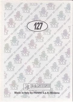 1995 Panini Cricket Stickers #127 Steven Rhodes Back