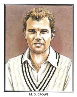 1994 County Print Services Somerset Test Cricketers #6 Martin Crowe Front