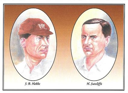 1994 County Print Services First Knock (Cricket Opening Pairs) #5 J.B. Hobbs / H. Sutcliffe Front
