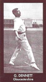 1992 County Print Services Cricketers 1906 #8 George Dennett Front