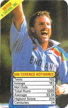 1997 Universal Cricket Test Superstars Trump Game (Batsmen) #NNO Ian Terence Botham Front