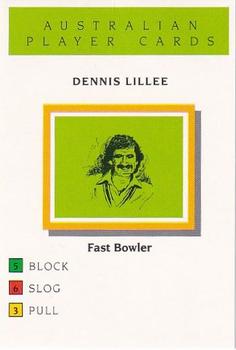 1993 Howzat Australian Cricket Player Card Game #NNO Dennis Lillee Front