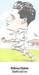 1999 D. Rowland Cricketers (Series 2) #7 Sidney Dykes Front