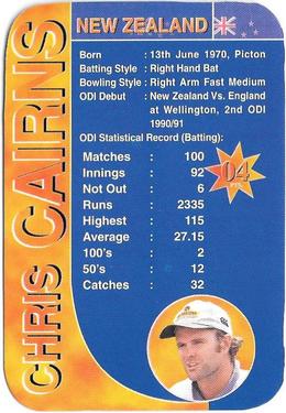 1999 Cricket Is War #NNO Chris Cairns Front