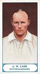 1926 J.A. Pattreiouex Cricketers #61 Arthur Carr Front