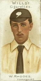 1901 Wills's Cricketer Series (Plain Backs) #38 Wilfred Rhodes Front