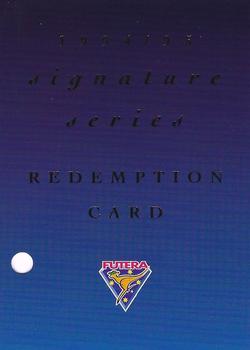 1994-95 Futera Cricket - Signature Series Redemptions #Sig 5 Mark Taylor Front