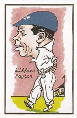 1990 Richards Collection Host Of Cricketers Past #39 Wilfred Payton Front