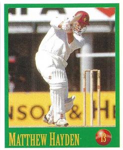 1996-97 Select Stickers - Sample Stickers #13 Matthew Hayden Front