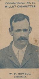 1901-02 Wills's Cricketer Series (Australia) #11 William Howell Front