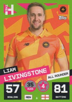 2022 Topps Cricket Attax The Hundred #8 Liam Livingstone Front