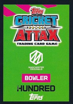 2022 Topps Cricket Attax The Hundred #66 Sophie Ecclestone Back