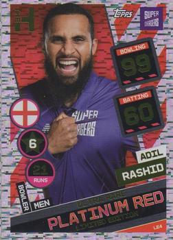 2022 Topps Cricket Attax The Hundred - Limited Edition #LE4 Adil Rashid Front