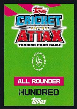 2022 Topps Cricket Attax The Hundred - Limited Edition #LE9 Marizanne Kapp Back
