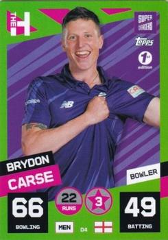 2022 Topps Cricket Attax The Hundred - Dynamos #D4 Brydon Carse Front