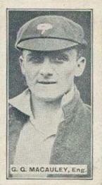 1926 Sweetacres Minties Cricketers #NNO George Macaulay Front