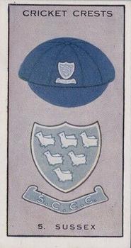 1929 D.C.Thomson Cricket Crests #5 Sussex Front