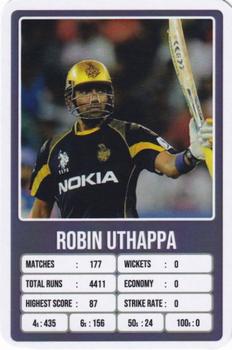 2020 Aamango IPL Cricket Trump Cards #NNO Robin Uthappa Front
