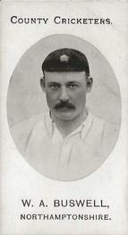 1908 Taddy & Co. County Cricketers Northamptonshire #NNO Walter Buswell Front