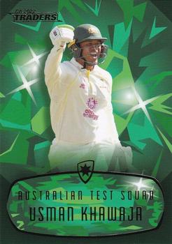 2022-23 TLA Traders Cricket Australia - Mojo Emerald #ME008 Usman Khawaja Front