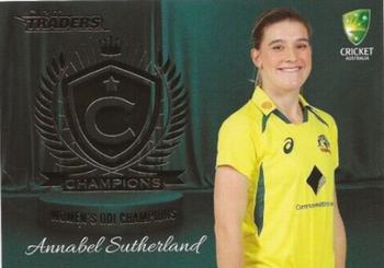 2022-23 TLA Traders Cricket Australia - Champions #C 24 Annabel Sutherland Front
