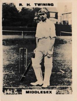 1923-25 Godfrey Phillips Cricketers #141 Richard Twining Front