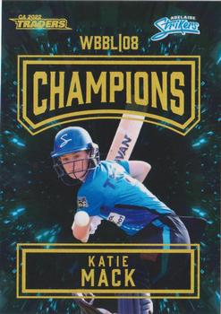 2022-23 TLA Traders Cricket Australia - WBBL 08 Champions Adelaide Strikers #CP5/9 Katie Mack Front
