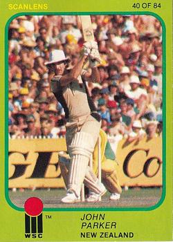 1981 Scanlens Cricket #40 John Parker Front