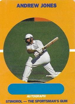 1989-90 Scanlens Stimorol Cricket #47 Andrew Jones Front