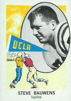 1961 Nu-Cards Football Stars #124 Steve Bauwens Front
