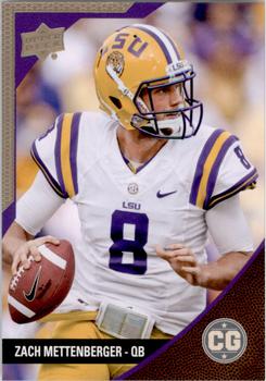 2014 Upper Deck Conference Greats - Pewter #60 Zach Mettenberger Front