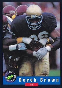 1992 Classic Draft Picks #6 Derek Brown  Front