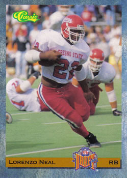 1993 Classic #31 Lorenzo Neal  Front