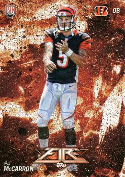 2014 Topps Fire #122 AJ McCarron Front