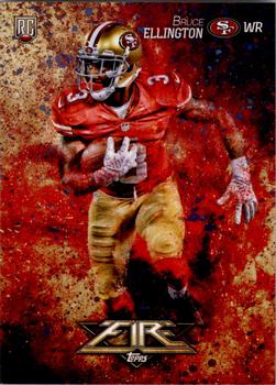 2014 Topps Fire #120 Bruce Ellington Front