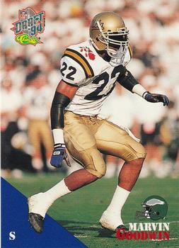 1994 Classic NFL Draft #76 Marvin Goodwin  Front