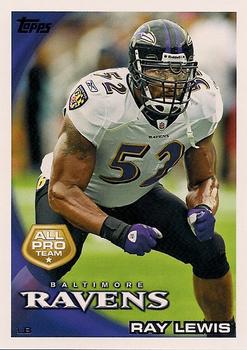 2010 Topps #25 Ray Lewis  Front