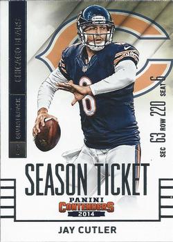 2014 Panini Contenders #4 Jay Cutler Front
