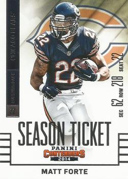 2014 Panini Contenders #5 Matt Forte Front