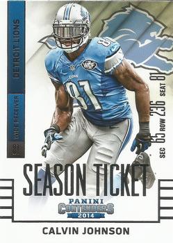 2014 Panini Contenders #58 Calvin Johnson Front