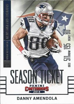 2014 Panini Contenders #70 Danny Amendola Front