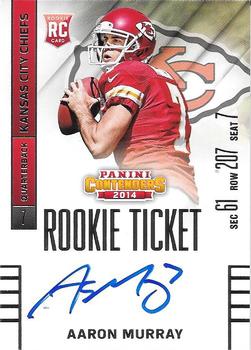 2014 Panini Contenders #201 Aaron Murray Front