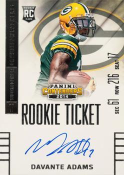 2014 Panini Contenders #212 Davante Adams Front