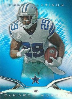 2014 Topps Platinum - Blue Wave Refractors #71 DeMarco Murray Front