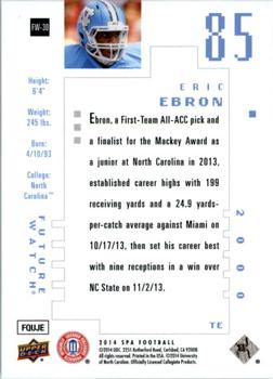 2014 SP Authentic - Future Watch #FW-30 Eric Ebron Back