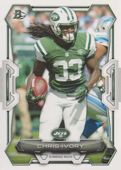 2015 Bowman #79 Chris Ivory Front