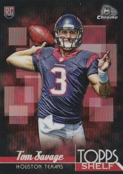 2014 Bowman Chrome - Topps Shelf Rookies #TSR-TS Tom Savage Front