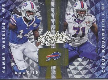 2014 Panini Absolute - Quads Rookies Blaster Exclusive #WKBC Sammy Watkins / Cyrus Kouandjio / Preston Brown / Ross Cockrell Front