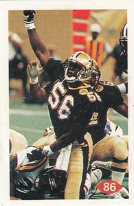 1992 Diamond NFL Superstars Stickers #86 Pat Swilling Front